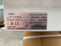 El. konvektor elektronický CN 03 250 EIS W - poškodený