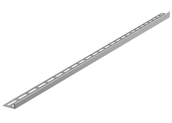 Nerezová lišta pre spádovanú podlahu, výška lemu 12 mm, dĺžka 1200 mm, ľavá