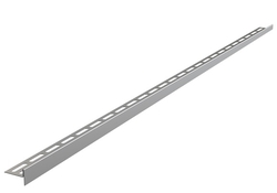Nerezová lišta pre spádovanú podlahu, výška lemu 12 mm, dĺžka 1200 mm, pravá