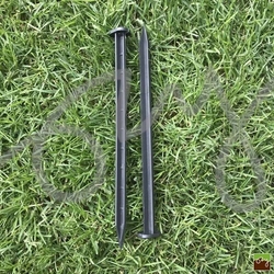 Klinec plastový čierny 1ks 25cm priemer 15mm