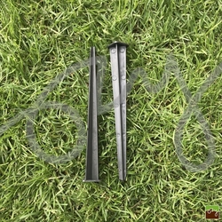 Klinec plastový čierny 1ks 19cm priemer 15mm