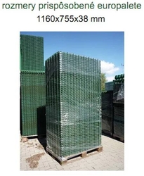 Eura MAXI Zatrávňovacia dlažba 1160x755x38mm zelená do 160t/m2