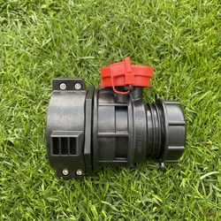 Bradas Guľový IBC ventil S75x6 - S60x6 - plastová príruba
