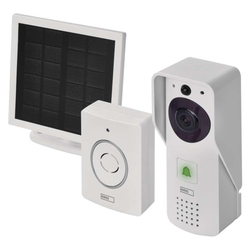 GoSmart Domový bezdrôtový batériový videozvonček IP-09D s WiFi a solárnym panelom