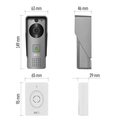 GoSmart Domový bezdrôtový videozvonček IP-09C s WiFi