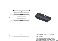 Reginox SET Miami 500 Gun metal + batéria Cano + príslušenstvo Gun metal