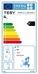 Bojler s tepelným čerpadlom AQUATHERMICA HPWH 2.1 200 U 02 S s výmenníkom