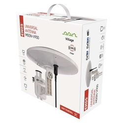 Anténa univerzálna VILLAGE MOON–V900, DVB-T2, FM, DAB, filter LTE/4G/5G