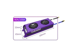 Smart BMS pre 8S LiFePO4 články (25,6V) 100A s bluetooth