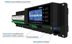 TECH EU-L-8e bezdrôtový regulátor pre termoelektrické pohony 8 zón