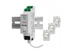 Elektromer 3F na DIN lištu SHELLY PRO 3EM 120A Wi-Fi