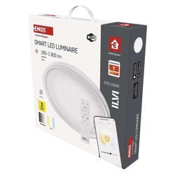 Inteligentné LED svietidlo GoSmart, prisazené, kruhové, 30W, CCT, stmievateľné, WiFi
