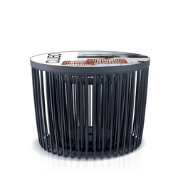 Set Prosperplast 4 univerzálnych košov CLUBO antracit
