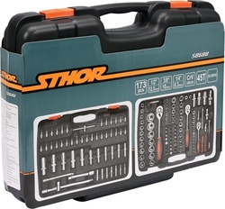 Gola súprava Sthor 1/2", 3/8", 1/4" 173ks TO-58688