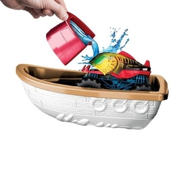 Hračka Mattel Hot Wheels Monster Truck Color Shifters Zúrivý krokodíl