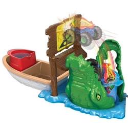 Hračka Mattel Hot Wheels Monster Truck Color Shifters Zúrivý krokodíl