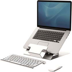 Stojan Fellowes Hylyft pod notebook, 6 pozícií výšky, strieborný, s puzdrom