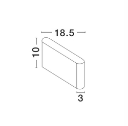 Svietidlo Nova Luce SOHO WALL GREY 2 nástenné, IP 54, 2x5 W