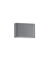 Svietidlo Nova Luce SOHO WALL GREY 2 nástenné, IP 54, 2x5 W