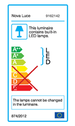 Svietidlo Nova Luce CADMO R WALL GREY 2 nástenné, IP 65, 2x3 W