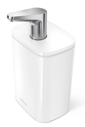 Dávkovač  Simplehuman mydla a dezinfekcie Pulse - 473 ml, biela oceľ