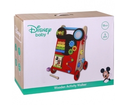 Hračka Disney baby drevené aktívne chodítko Mickey