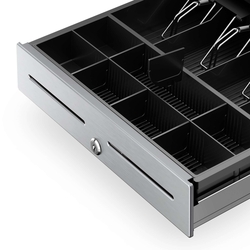 Pokladničná zásuvka Star Micronics CD4, 410mm, 24V, RJ12, pre tlačiarne, čierna