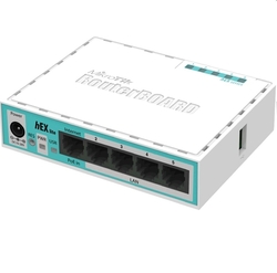 RouterBoard Mikrotik RB750r2 hEX lite 5x 10/100 LAN port, OS L4, 64 MB SDRAM