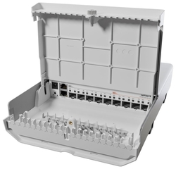 Switch Mikrotik netFiber 9 CRS310-1G-5S-4S+OUT 1x GLAN, 5x SFP, 4x SFP+, ROS 5, venkovní
