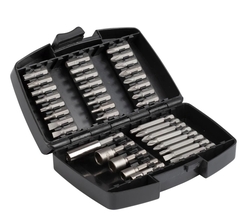 Aku vŕtačka Powerplus POWX00840 s príklepom + 53 ks príslušenstva
