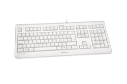 Klávesnica Cherry KC-1068 KEY, USB, světle šedá, DE