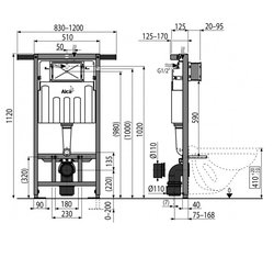SET Jádromodul AM102/1120+M370+WC Keramin+A60+M91