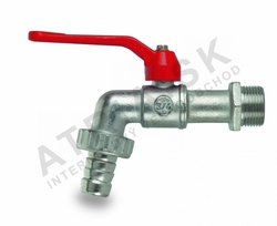 Zahradny guľový uzáver - 3/8"M; 15mm; páčka