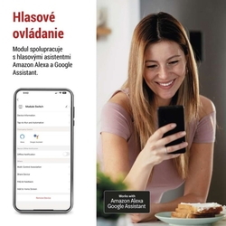 GoSmart spínací modul IP-2103SZ, ZigBee, 1-kanálový (nevyžaduje N vodič)