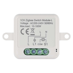 GoSmart spínací modul IP-2103SZ, ZigBee, 1-kanálový (nevyžaduje N vodič)