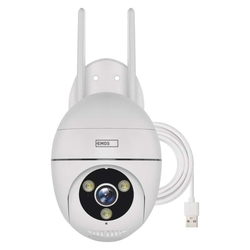 GoSmart Vonkajšia otočná kamera IP-800 WASP s WiFi, biela