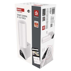 GoSmart Vonkajšia otočná kamera IP-310 TORCH s WiFi a svetlom, biela