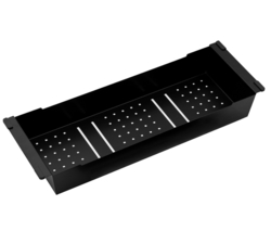 Sinks cedidlo/odkvapkávač VARIO COMPLET, čierny