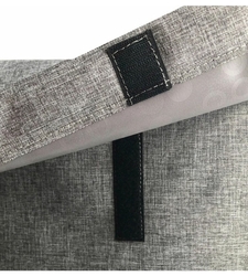 Nákupná taška Rolser Jean Tweed 2 na kolečkách, světle šedá
