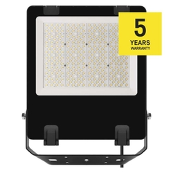LED reflektor AVENO čierny, 150W neutrálna biela