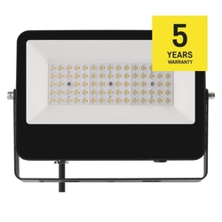 LED reflektor AVENO čierny, 48W neutrálna biela