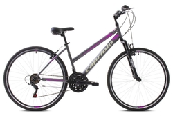 Trekový bicykel Capriolo SUNRISE L 28"/17" strieborno/ružový
