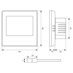 HAKL TH 750 digitálny wifi termostat