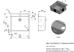 Reginox New York 500 Nerezová oceľ