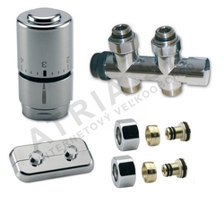 SADA kompaktná kúpeľňová OPTIMA - 1/2"xM24; ALPEX 16x2mm; priamy; inox