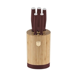 Sada nožov Berlingerhaus so stojanom Bamboo 6 ks Leonardo Collection