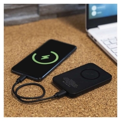 Power bank EMOS WI 521, 5 000 mAh, 20 W+Wireless, čierny
