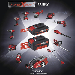 Nožnice na živý plot Einhell GE-CH 1846 Li Kit Expert Plus 2Ah