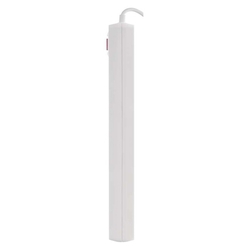 Predlžovací kábel 3 m / 5 zásuvky / s vypínačom / biely / 1×USB-A + 1×USB-C / 1,5 mm2