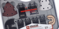 Sada príslušenstva Kreator KRT990050 pre oscilačné brúsky 20ks pro oscilační brusky 20ks